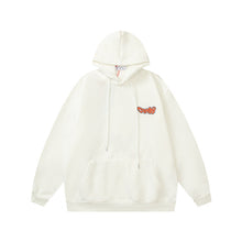 Off White hoodie boa pattern arrow fleece hooded