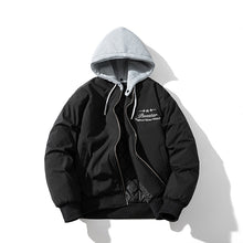 Mens Vintage Jackets vintage jacket baseball jersey cotton jacket couple hooded