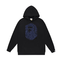 Bathing Ape Bape Hoodie Autumn/Winter Letter Print Loose Hoodie Pullover Ape Sweater