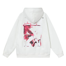 Off White hoodieOW 3D stereo pink arrow pattern hooded fleece