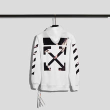 Off White hoodie Angel Wings Arrow Pattern Pullover Hood