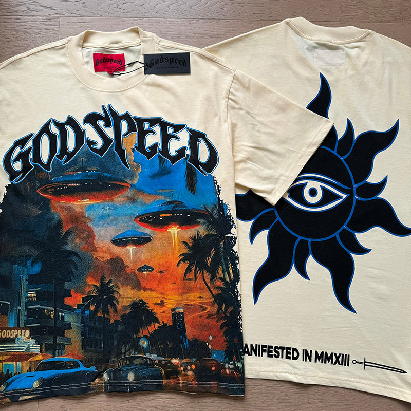 Godspeed T Shirts 260g pure cotton fabric