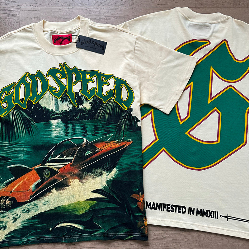 Godspeed T Shirts 260g pure cotton fabric