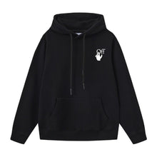 Off White hoodie Palm Letter Arrow Pattern Pullover Hood