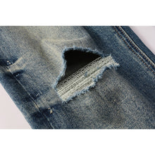 KSUBI Jeans Slim Fit Casual Ripped Jeans