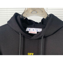 Off White hoodie oil painting series arrow pattern hooded