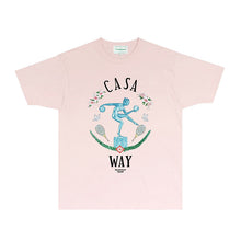Casablanca T Shirts Street High-quality pure cotton