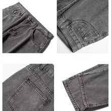 Men Jeans Loose Wide Leg Pants Spring Straight-Leg Trousers Men
