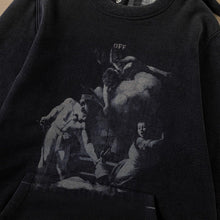Off White hoodie Angel Portrait Oil Painting Pullover Hood
