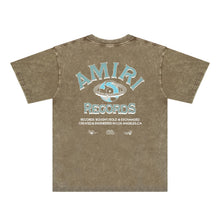 Amiri Washed Distressed T Shirt Printed Trendy Pure Cotton