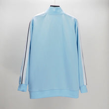 Palm Angels sweatshirt Striped zip-up cardigan
