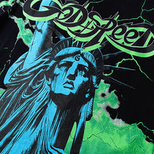 Godspeed T Shirts statue of Liberty 100% pure cotton 260g fabric