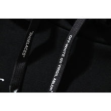Off White hoodie three-dimensional arrow pattern pullover hoodie