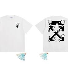 OFF WHITE T SHITRS High-quality 100% pure cotton streetwear