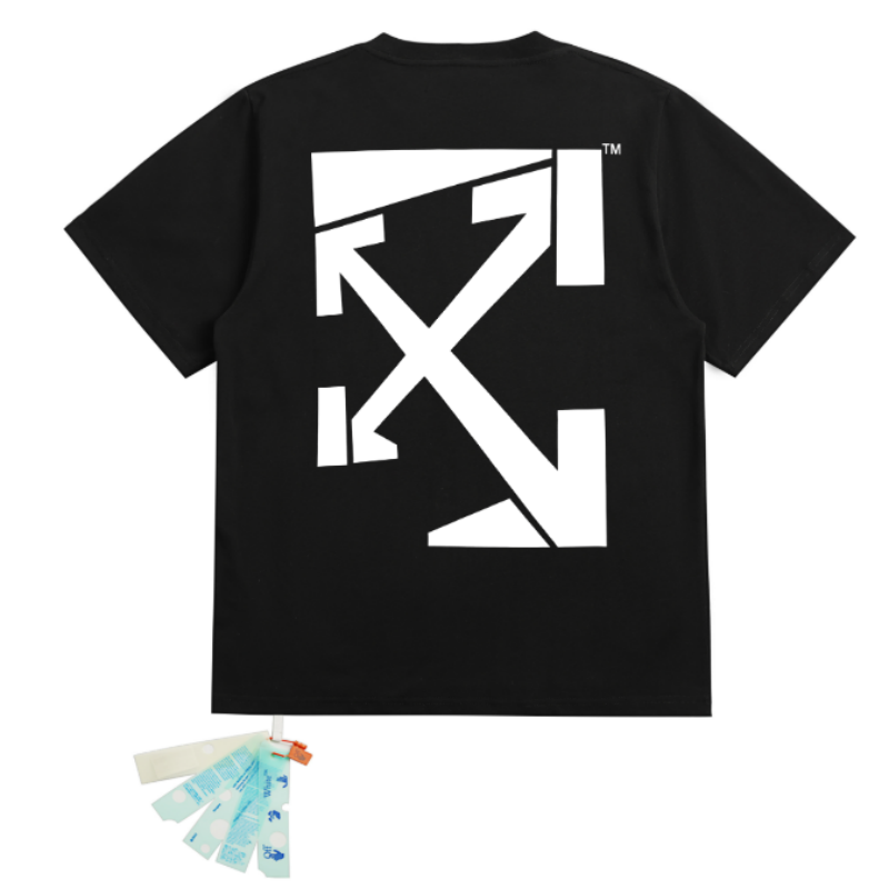 OFF WHITE T SHITRS High-quality 100% pure cotton streetwear