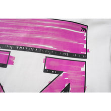 Off White hoodie pink orange gradual change arrow pattern hooded