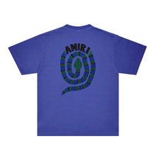 Amiri Washed Distressed T Shirt Printed Trendy Pure Cotton