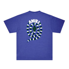 Amiri Washed Distressed T Shirt Printed Trendy Pure Cotton
