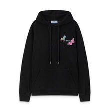 Off White hoodie Butterfly Alphabet Arrow Pattern Pullover Hood