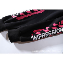 Off White hoodie dyed graffiti pink arrow hooded