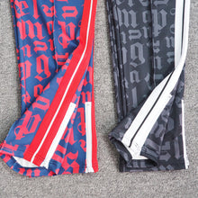 Palm Angels sweatshirt & sweatpants Two-piece set All-over letter printing zip-up cardigan