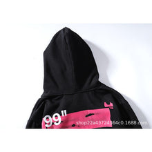 Off White hoodie dyed graffiti pink arrow hooded