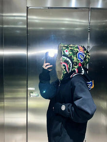 Bathing Ape Bape Hoodie Camouflage Cardigan Men's and Women's Sweater Hoodie Coat