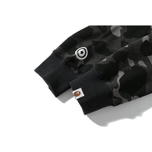 Bathing Ape Bape Hoodie Camouflage Shark Tiger Head Double Hat Sweater
