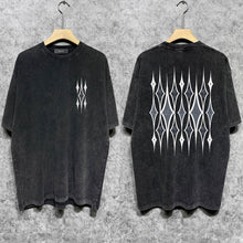 Amiri Washed Distressed T Shirt Printed Trendy Pure Cotton
