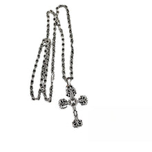 Chrome Hearts Necklace Men's and Women's Sterling Silver Vintage Large Pendant