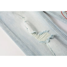 KSUBI Jeans Slim Fit Casual Stretch Ripped  Jeans