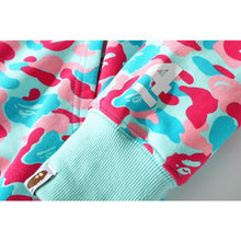 Bathing Ape Bape Hoodie Miami Two-Hat Cardigan Zipper Fall/Winter Velvet Shark