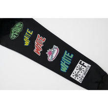 Off White hoodie Slogan Cartoon Arrow Pattern Pullover Hood