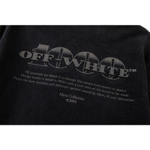 Off White hoodie Angel Portrait Oil Painting Pullover Hood