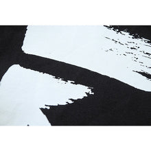 OW graffiti arrow print pattern pullover hooded sweater
