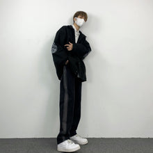 Men Jeans Hip Hop Straight Slimming Loose Jeans