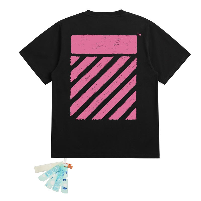 OFF WHITE T SHITRS High-quality 100% pure cotton streetwear