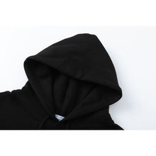 OW cordon arrow pattern pullover hooded sweatshirt