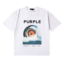 Purple T Shirts Tire Print
