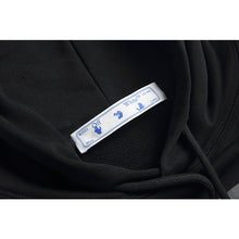 Off White hoodie woman bouquet basket pattern arrow hooded