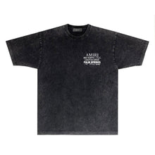 Amiri Washed Distressed T Shirt Printed Trendy Pure Cotton